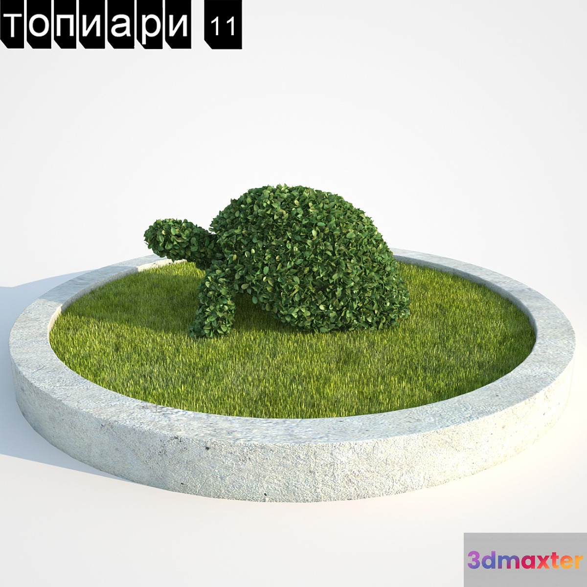 Turtle Topiary 3D Max