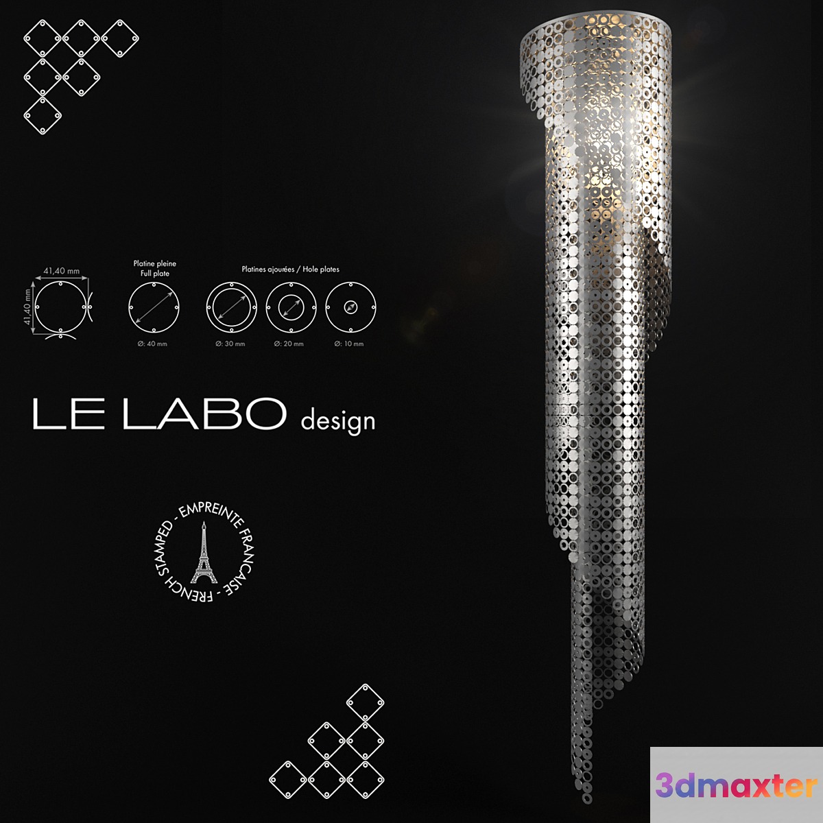 Lustre Spirale Bubble by Le Labo Design