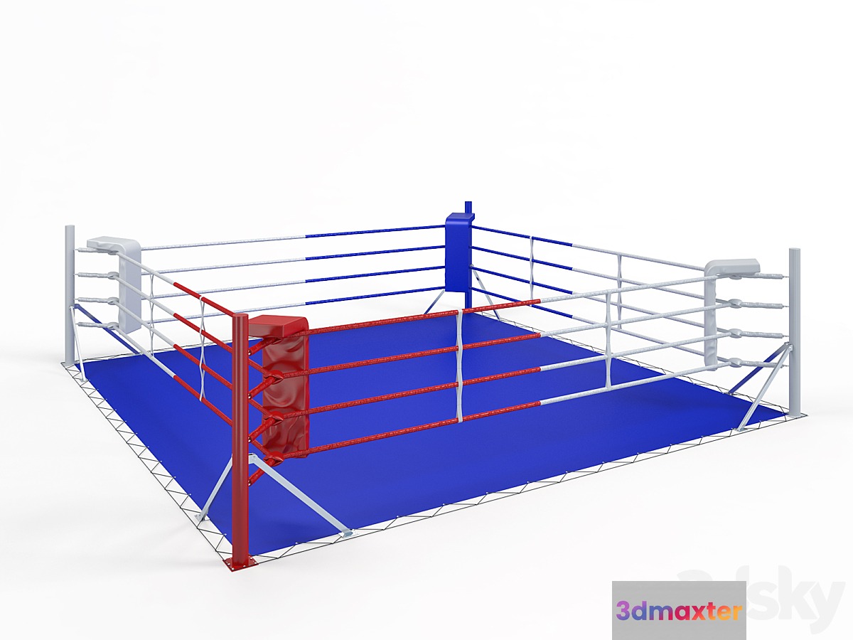 Boxing ring 3D Max