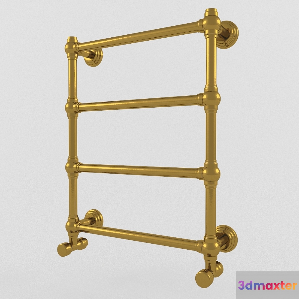 Heated towel rail.