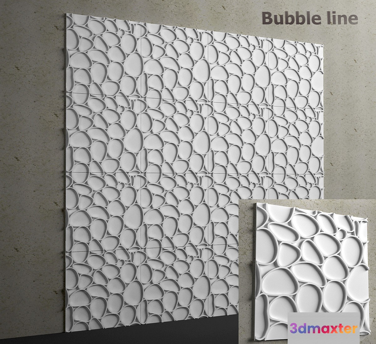 Bubble line 3D Max