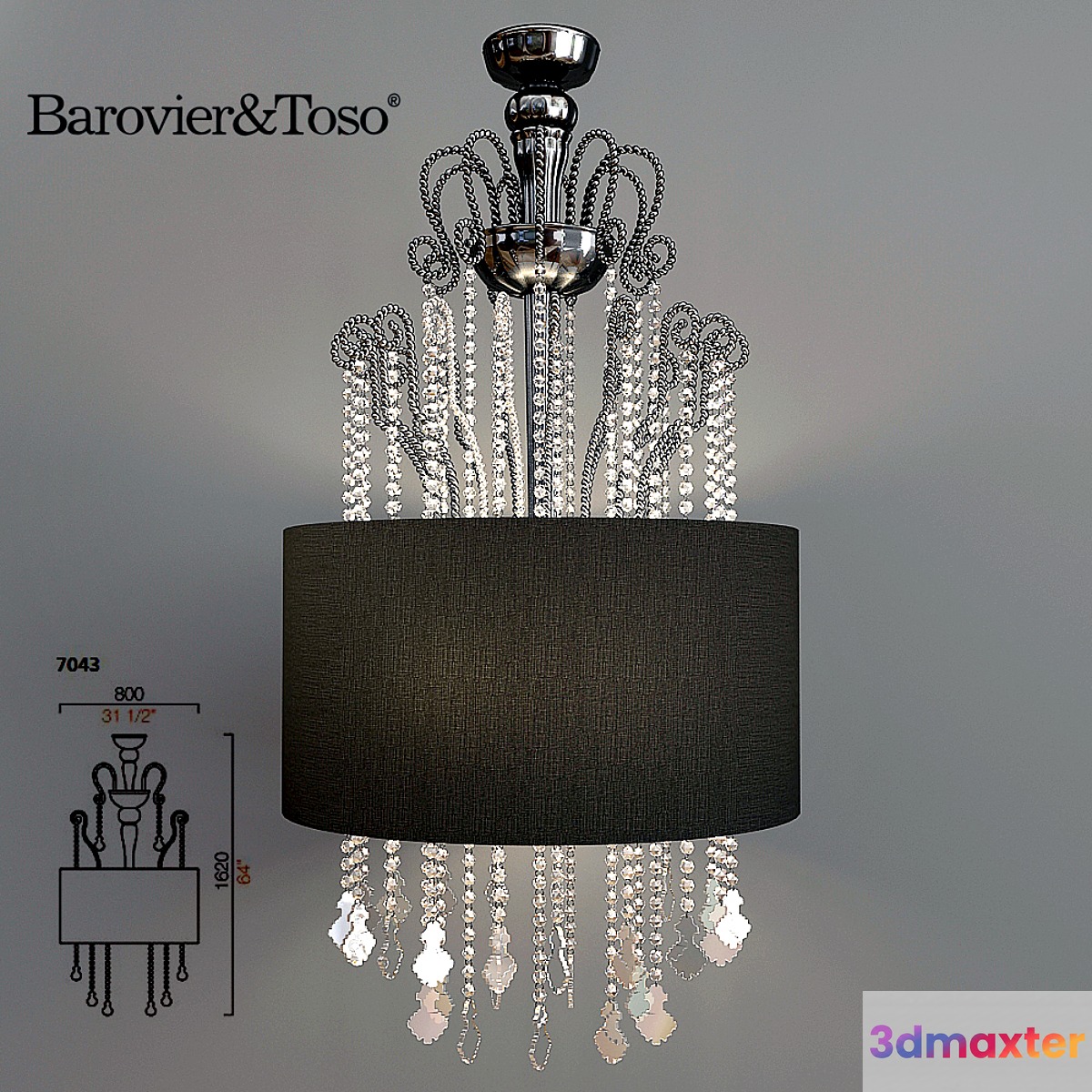 Barovier & toso Shadow Taif 3D Max