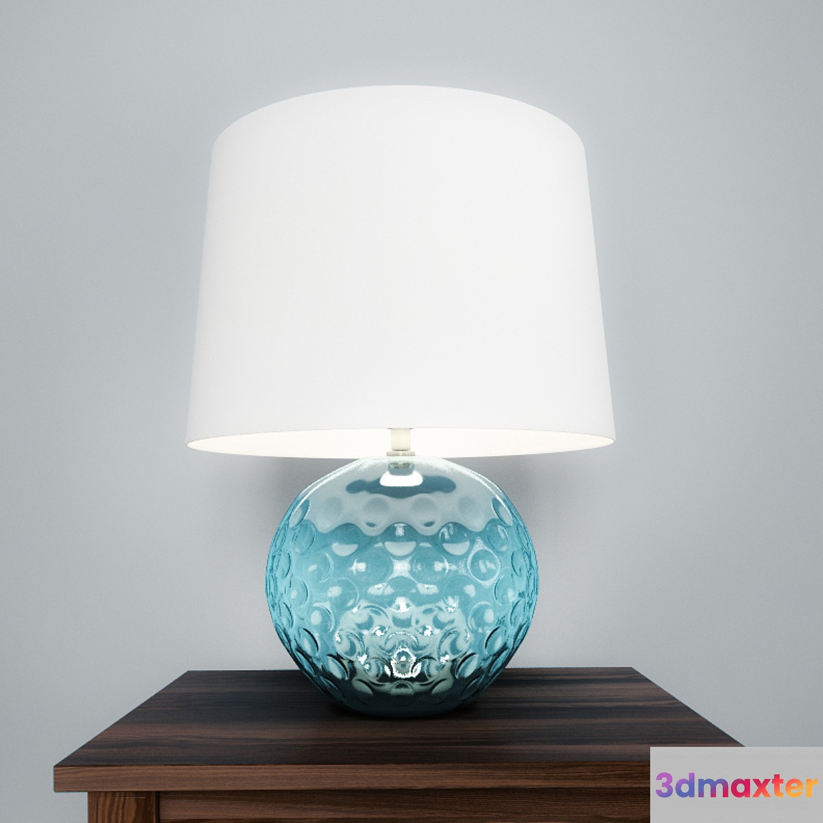 Table lamp Caprice Aqua Glass