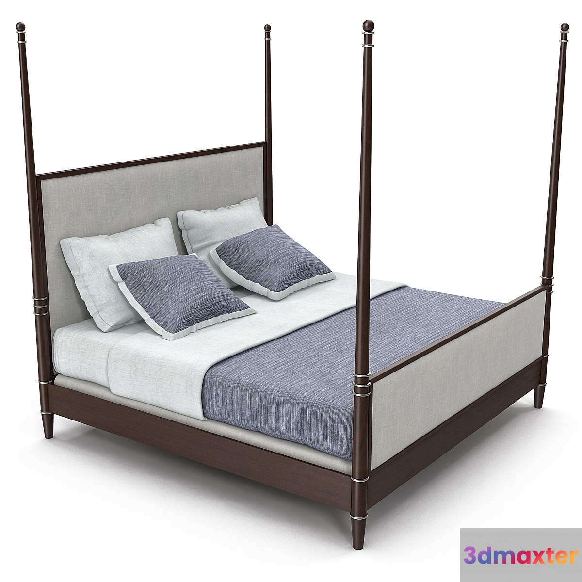 Hickory furniture - Tompkins bed 3D Max