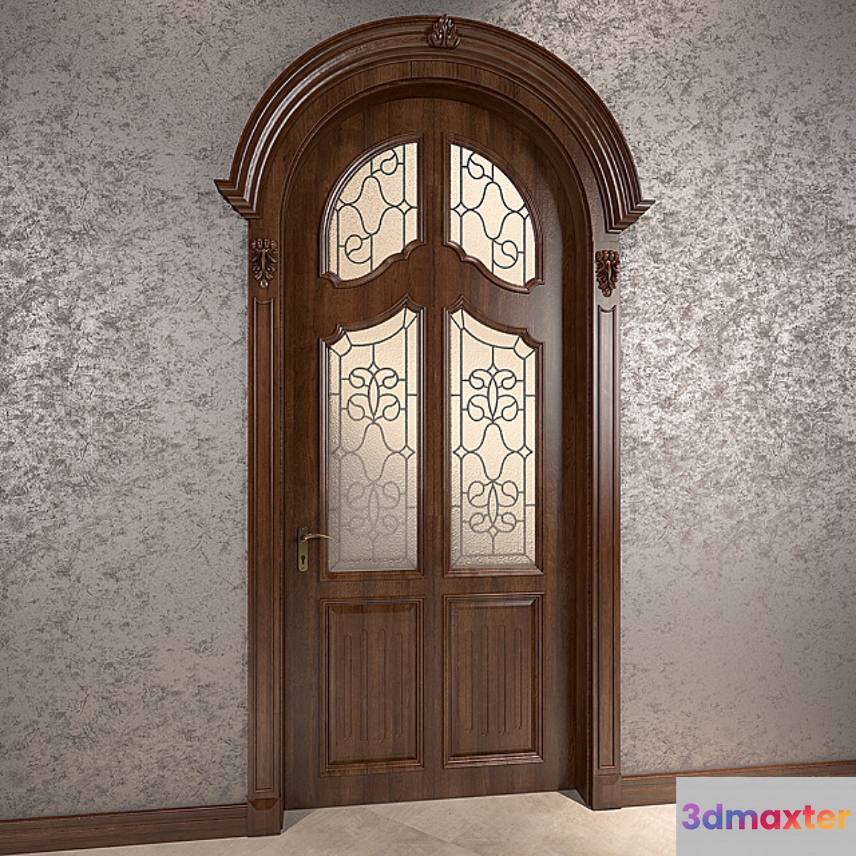 Classic door - No.5 3D Max