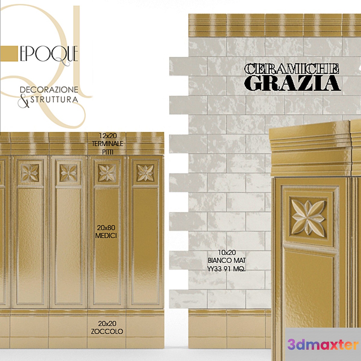 Ceramiche Grazia Epoque 3D Max