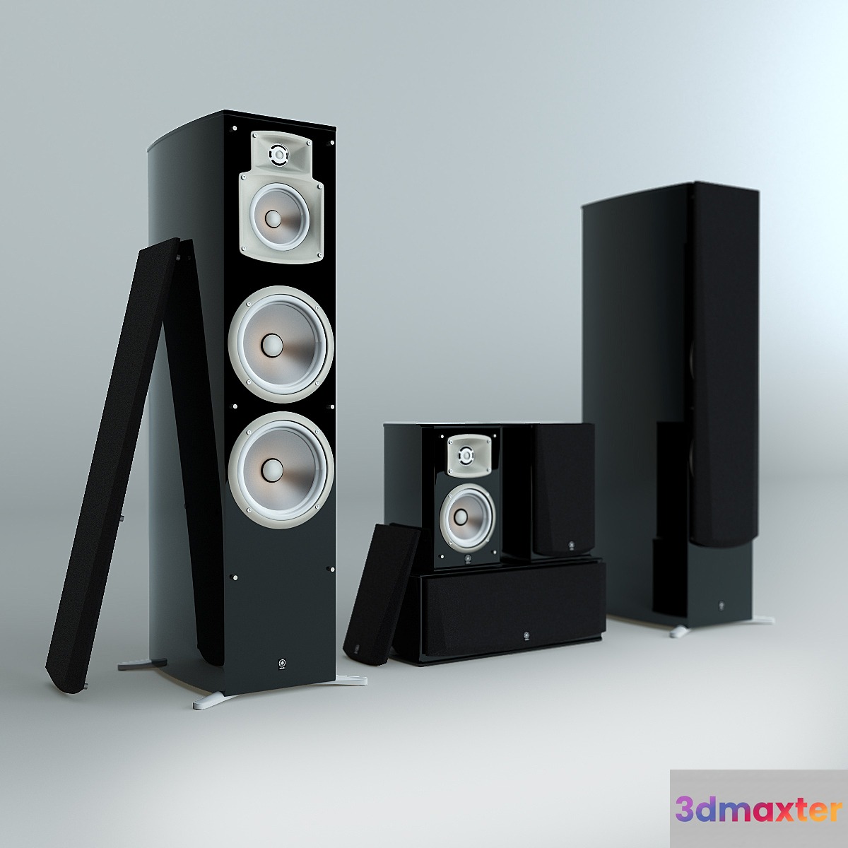 Yamaha NS-777_444_333 3D Max