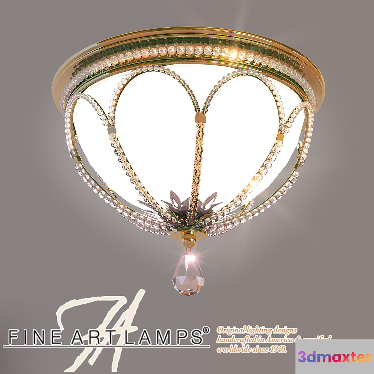 Fine Art Lamps PRUSSIAN NEOCLASSIC 858240-1ST 3D Max