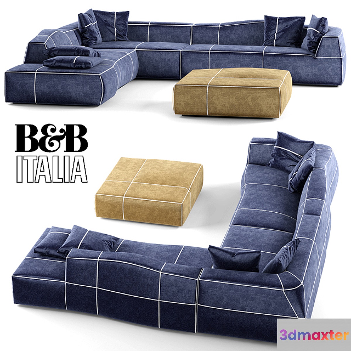 modular sofa b & b bend sofa - No.2