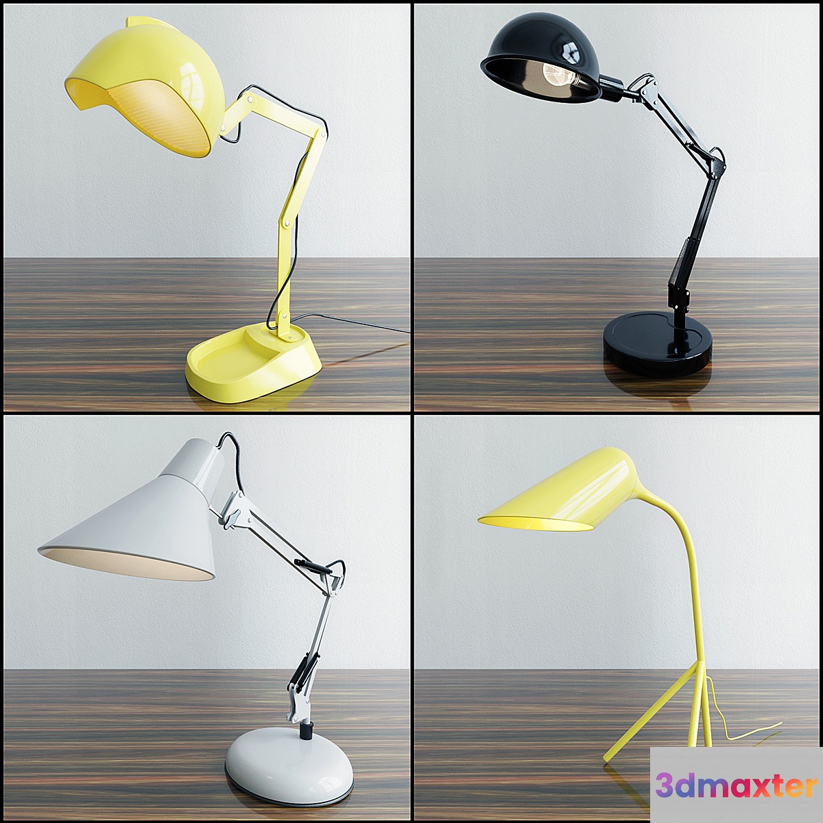 Set of table lamps