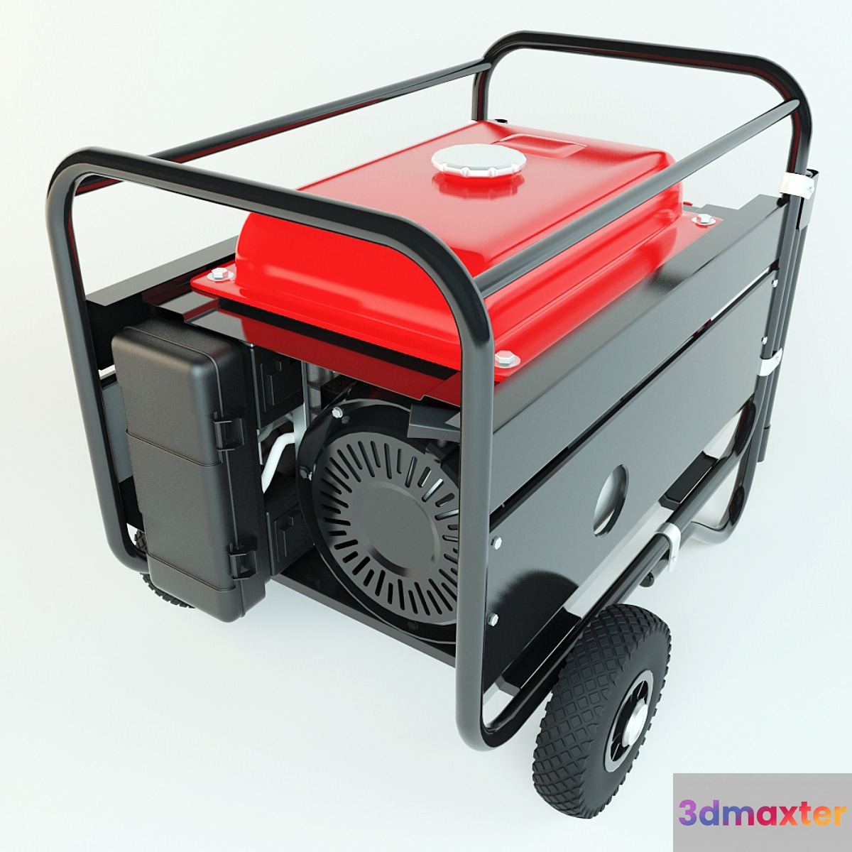 Diesel generator 3D Max