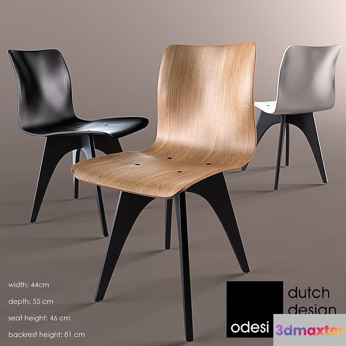 ODESI WAVE chair 3D Max