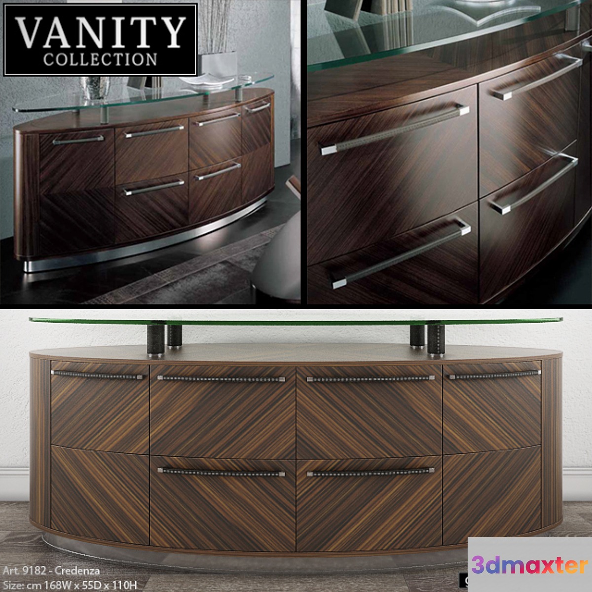 GIORGIO COLLECTION Vanity - Art. 9182 - Credenza - No.2