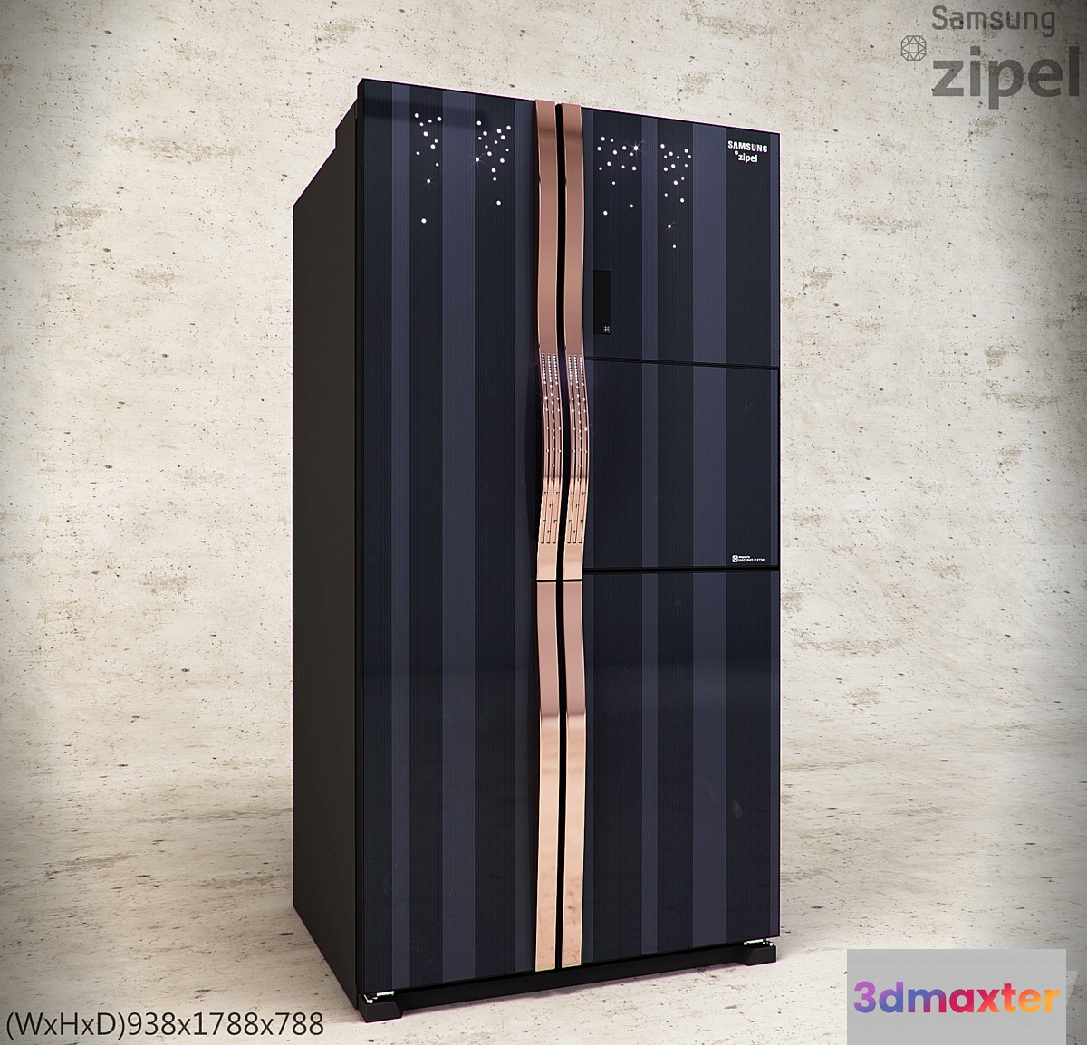 SAMSUNG RS26MBZBL 3D Max