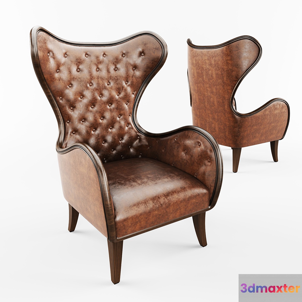 Arm Chair Classic - No.2 3D Max