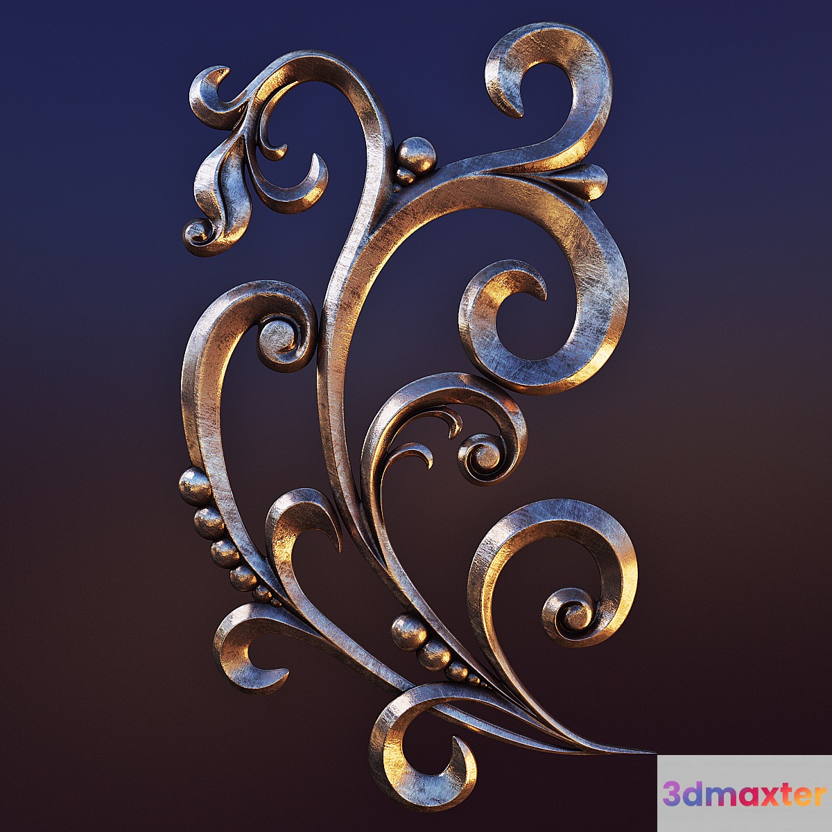 copper pattern 3D Max