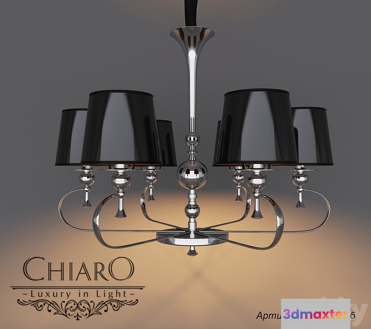 Chandelier CHIARO Palermo 3D Max