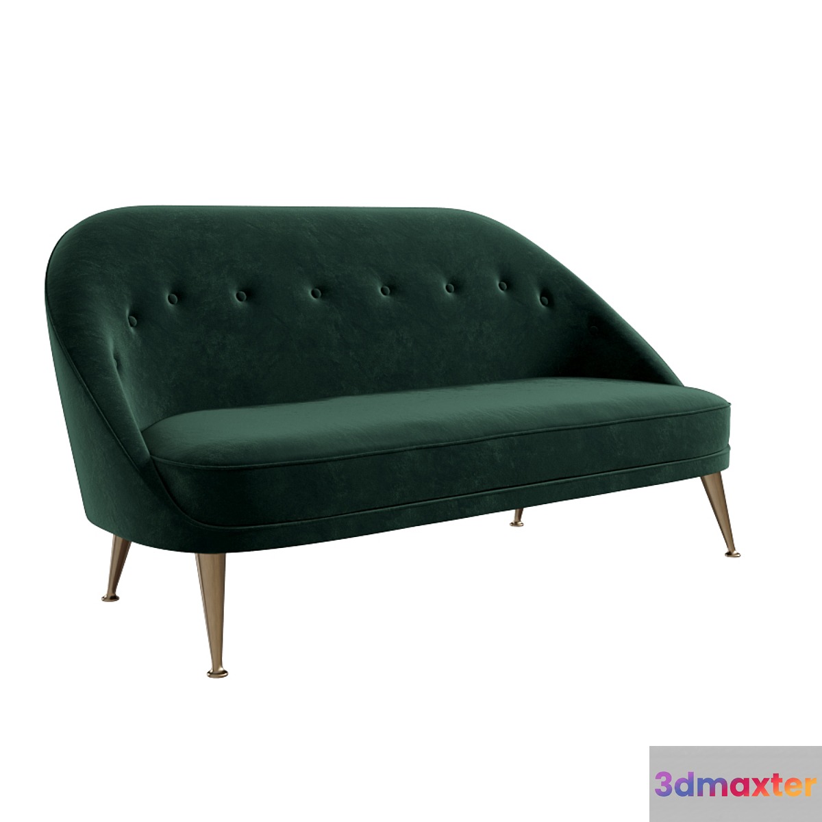 Brabbu Malay 2 Seat Sofa 3D Max
