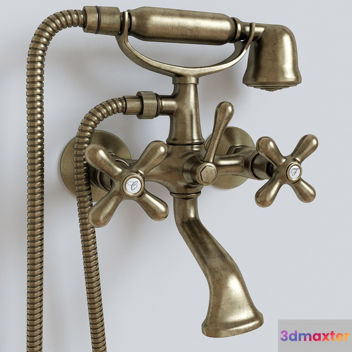 Bronze bath mixer EMMEVI DECO