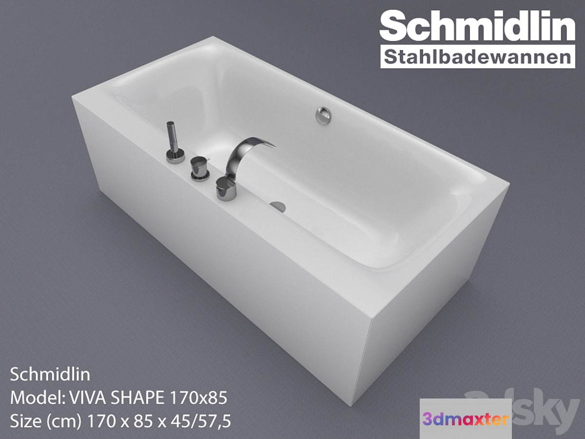 Bathtub VIVA SHAPE 170x85