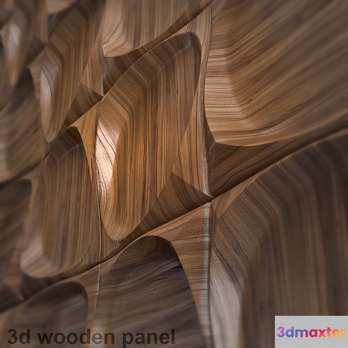 wooden 3d panel 2