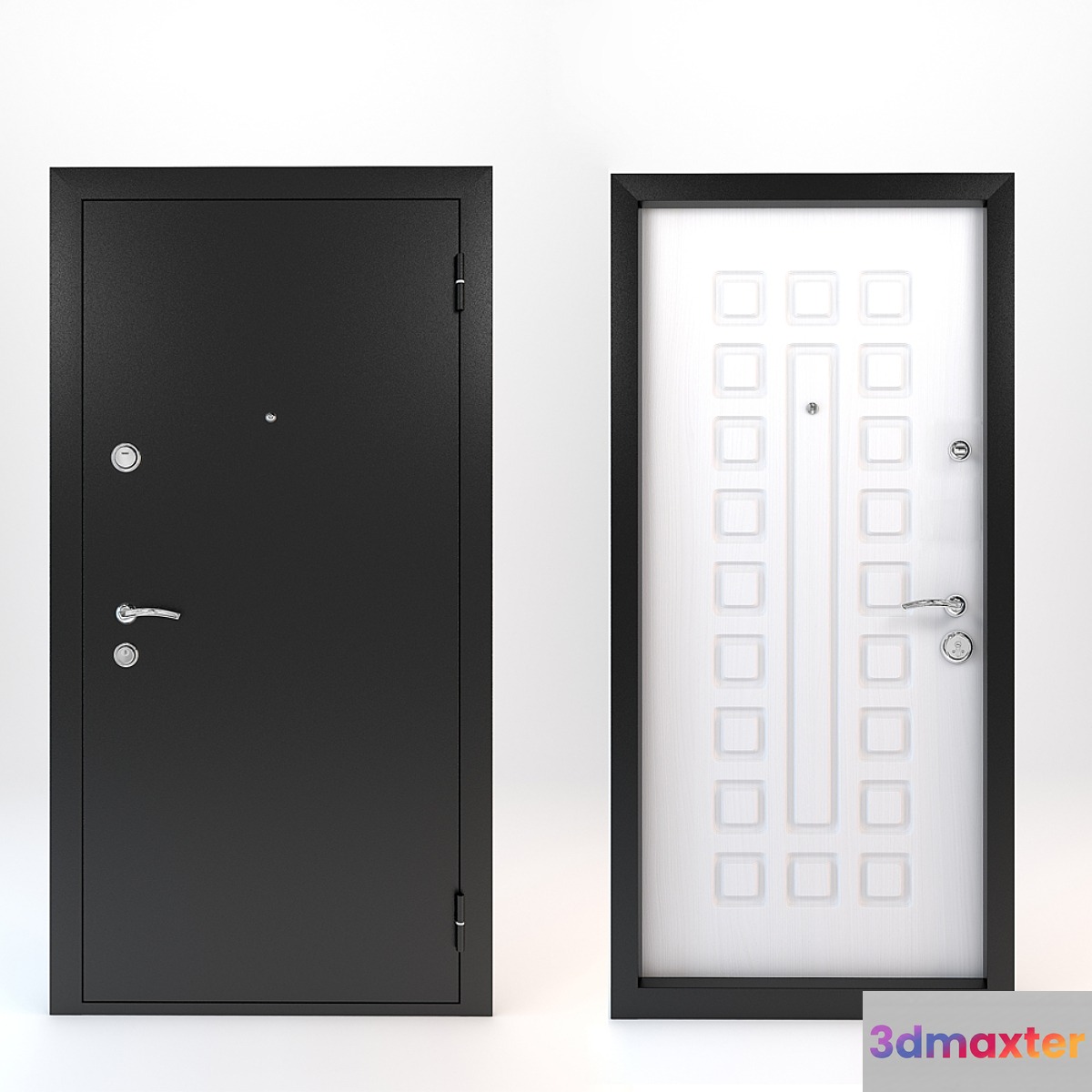 Doors are metal-wood (2 items) - No.3