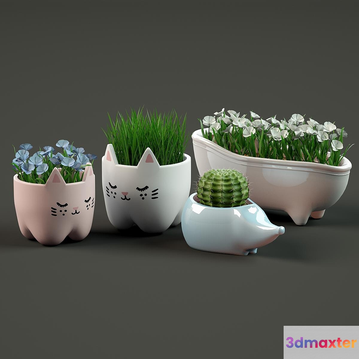 2 pots