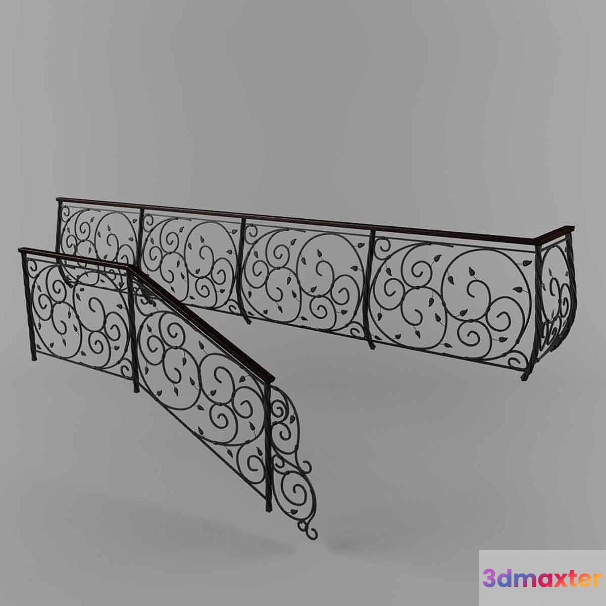 Wrought-iron fence