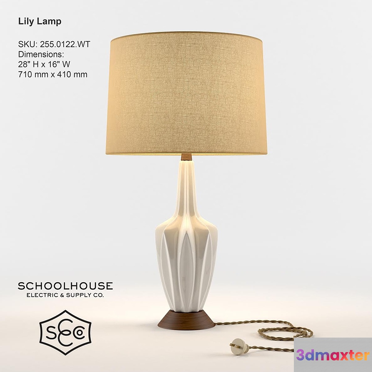 Schoolhouse Electric - Lily Lamp