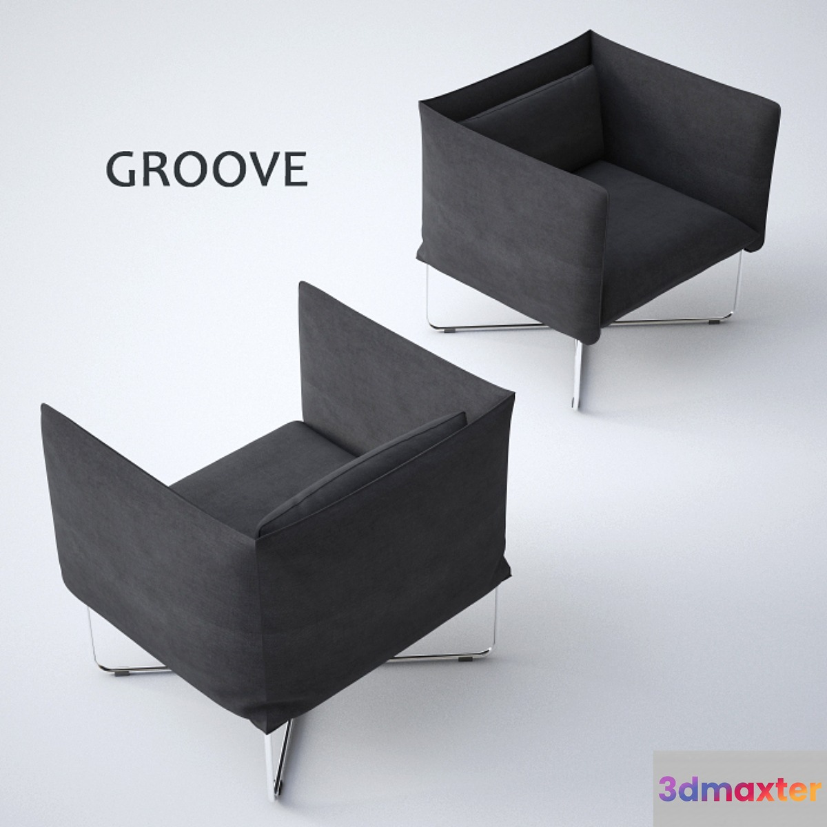 Armchair GROOVE 3D Max