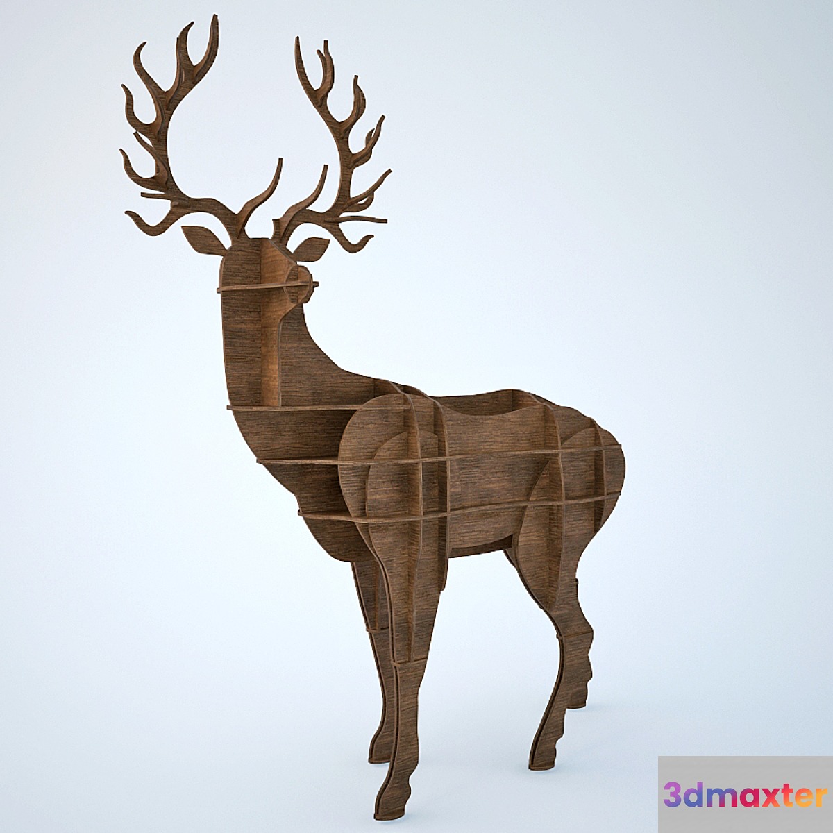 Bookcase DEER 3D Max