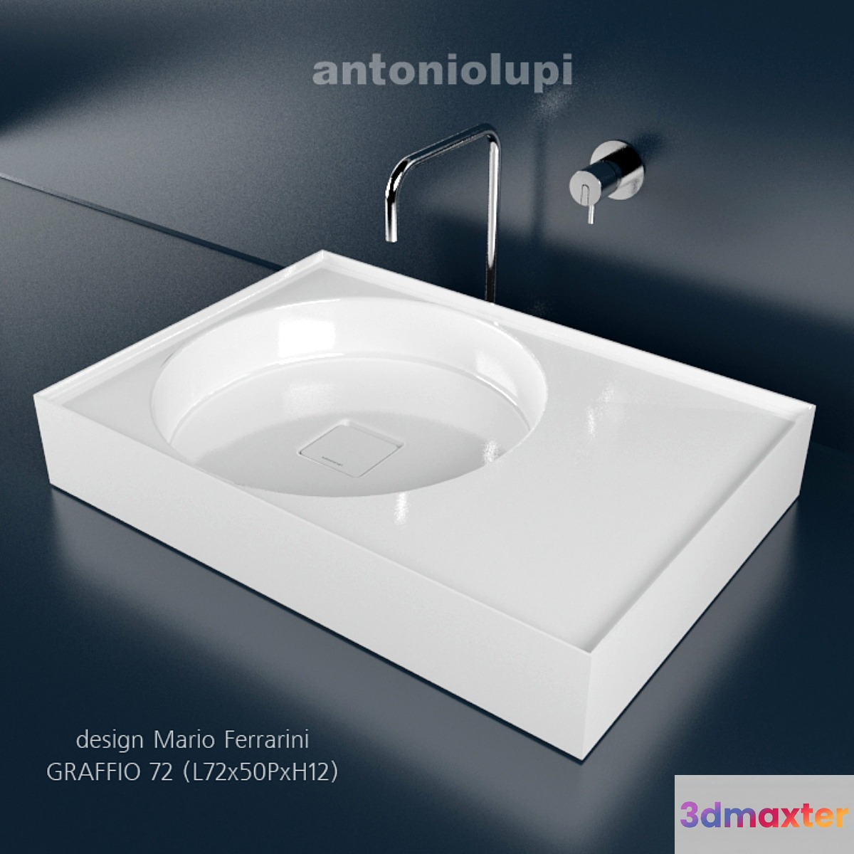 antoniolupi Graffio72 3D Max