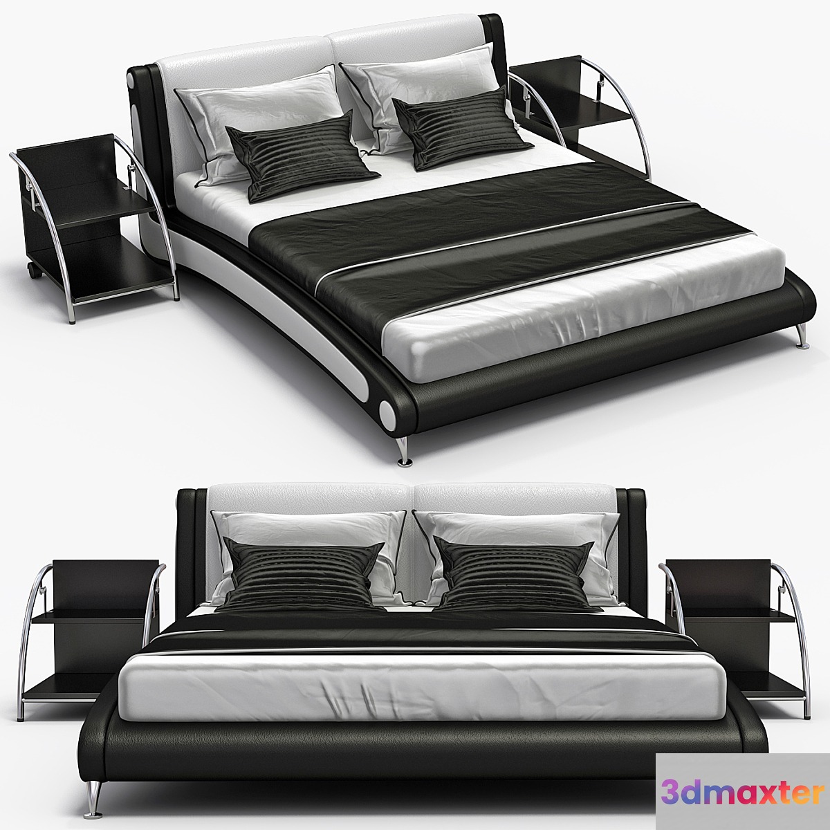 Leather bed Aonidisi 959