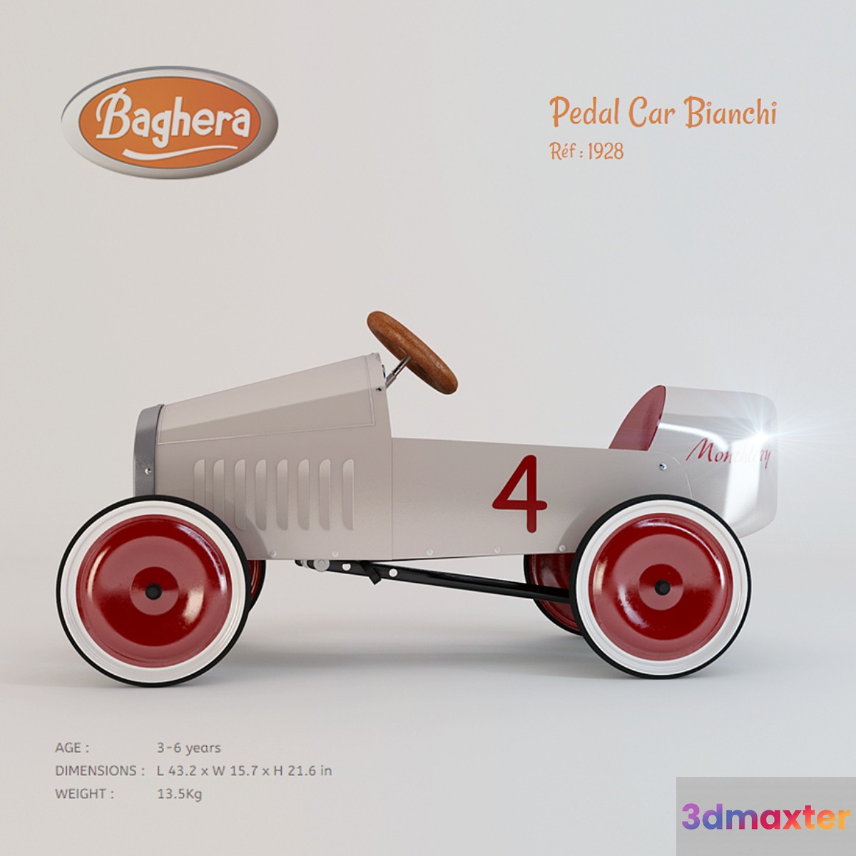 Baghera children car 3D Max