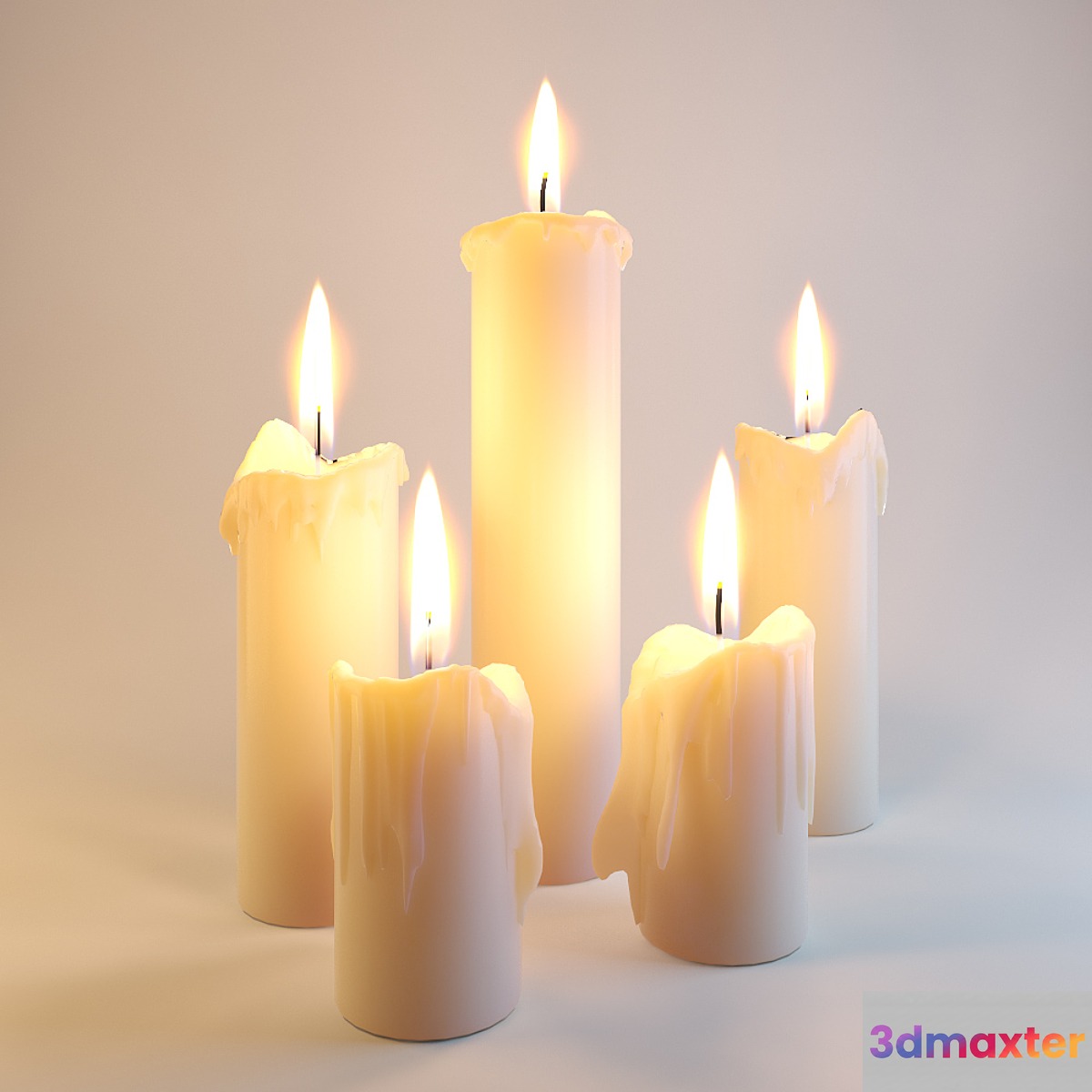 Candlelight 3D Max