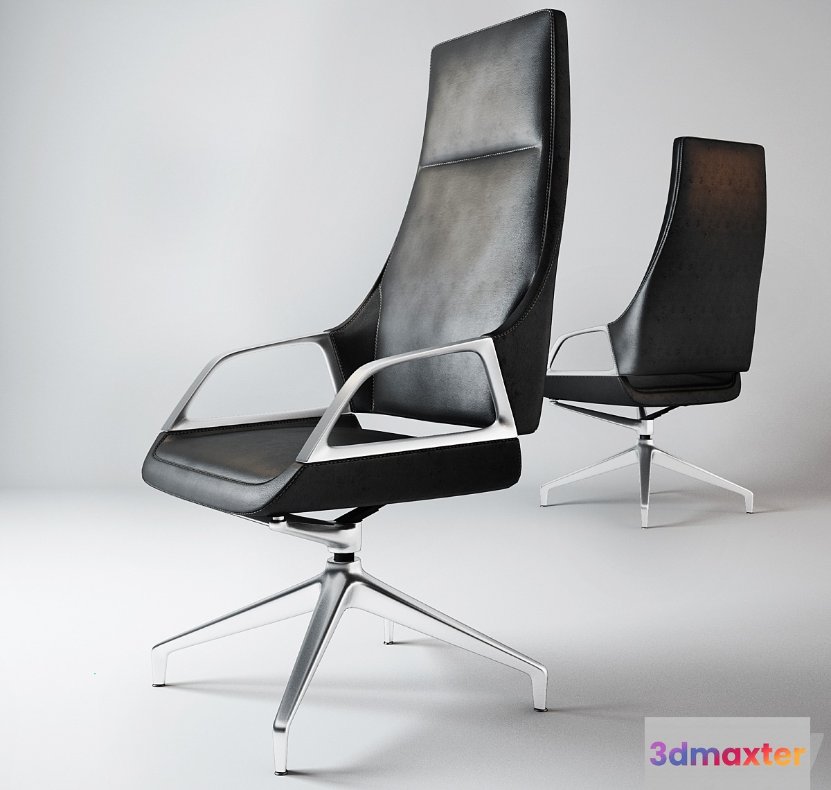 Conference chair Graph 3D Max