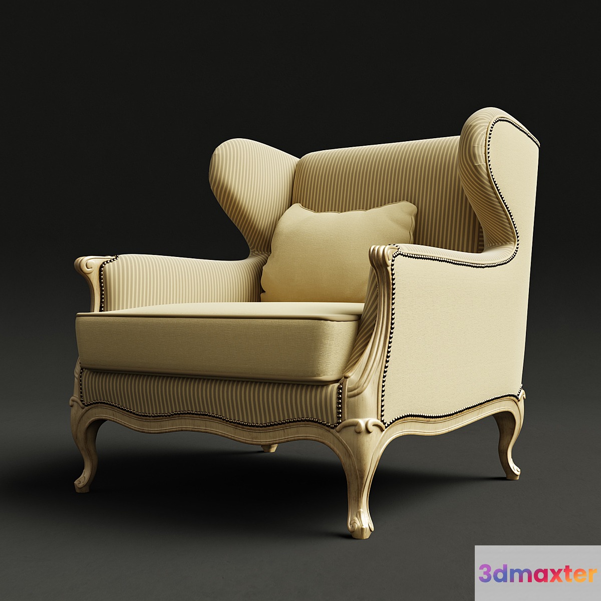 Armchair Provasi PR2832-677 3D Max