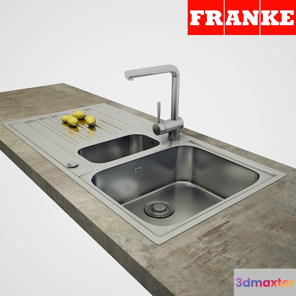 Sink Franke Argos 3D Max
