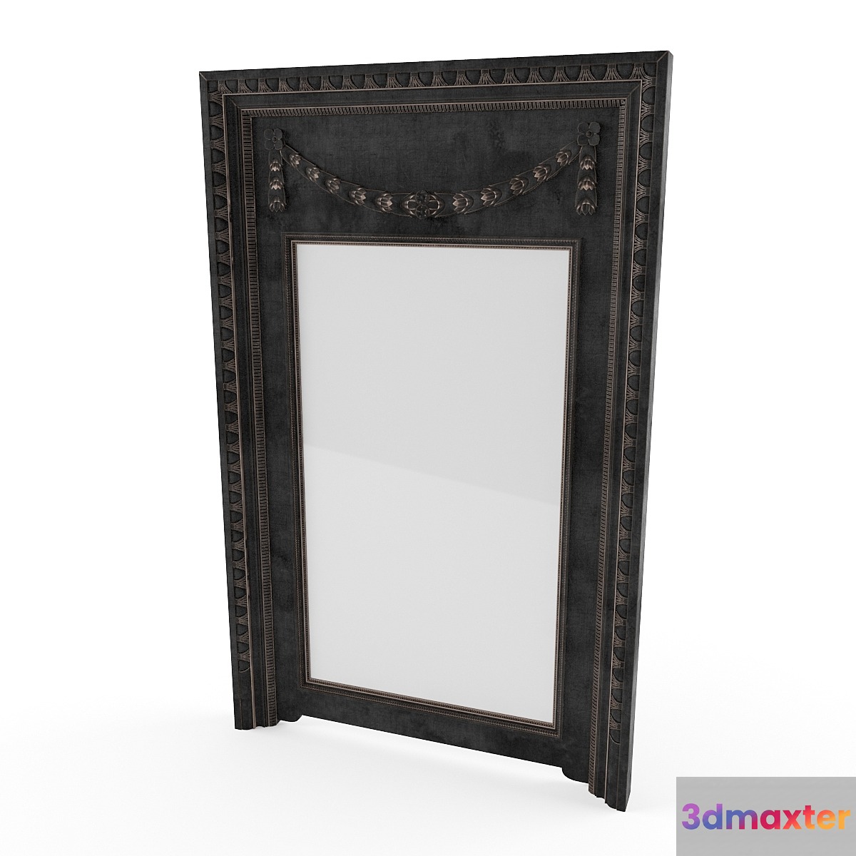 19TH C. NEOCLASSICAL LAUREL MIRROR 3D Max