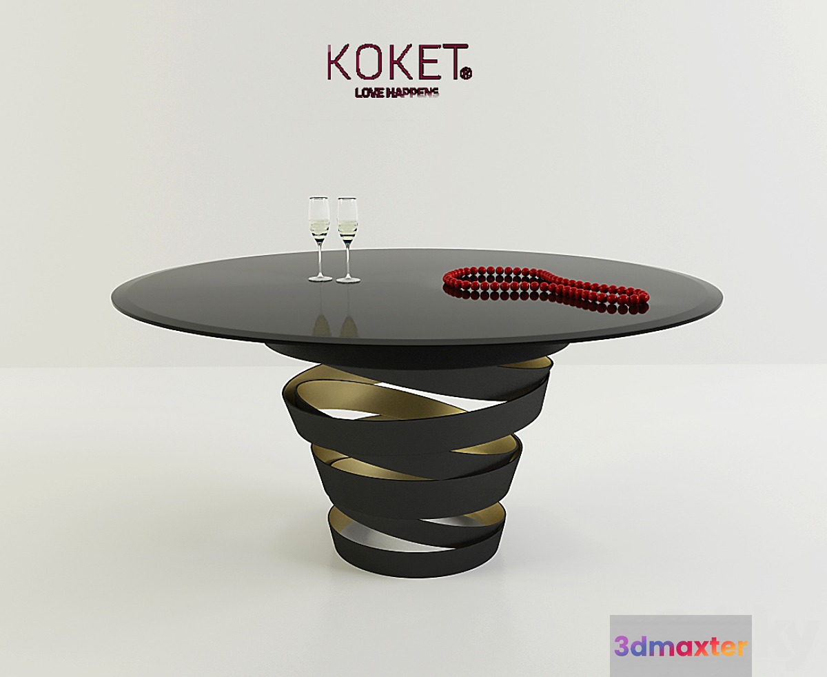 INTUITION DINING TABLE 3D Max