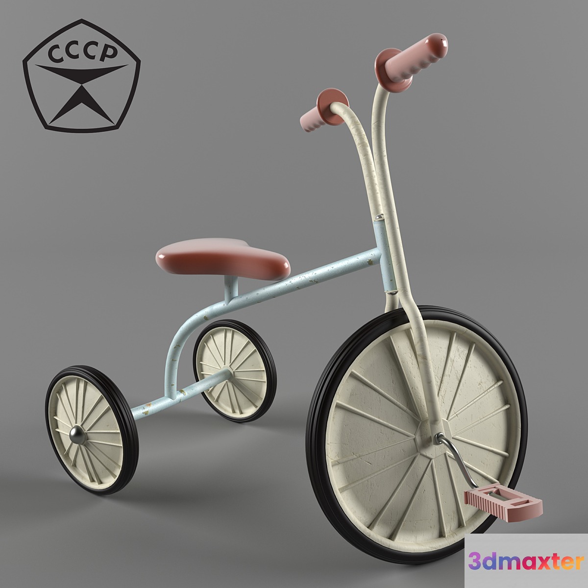 Children's classic bike 3D Max