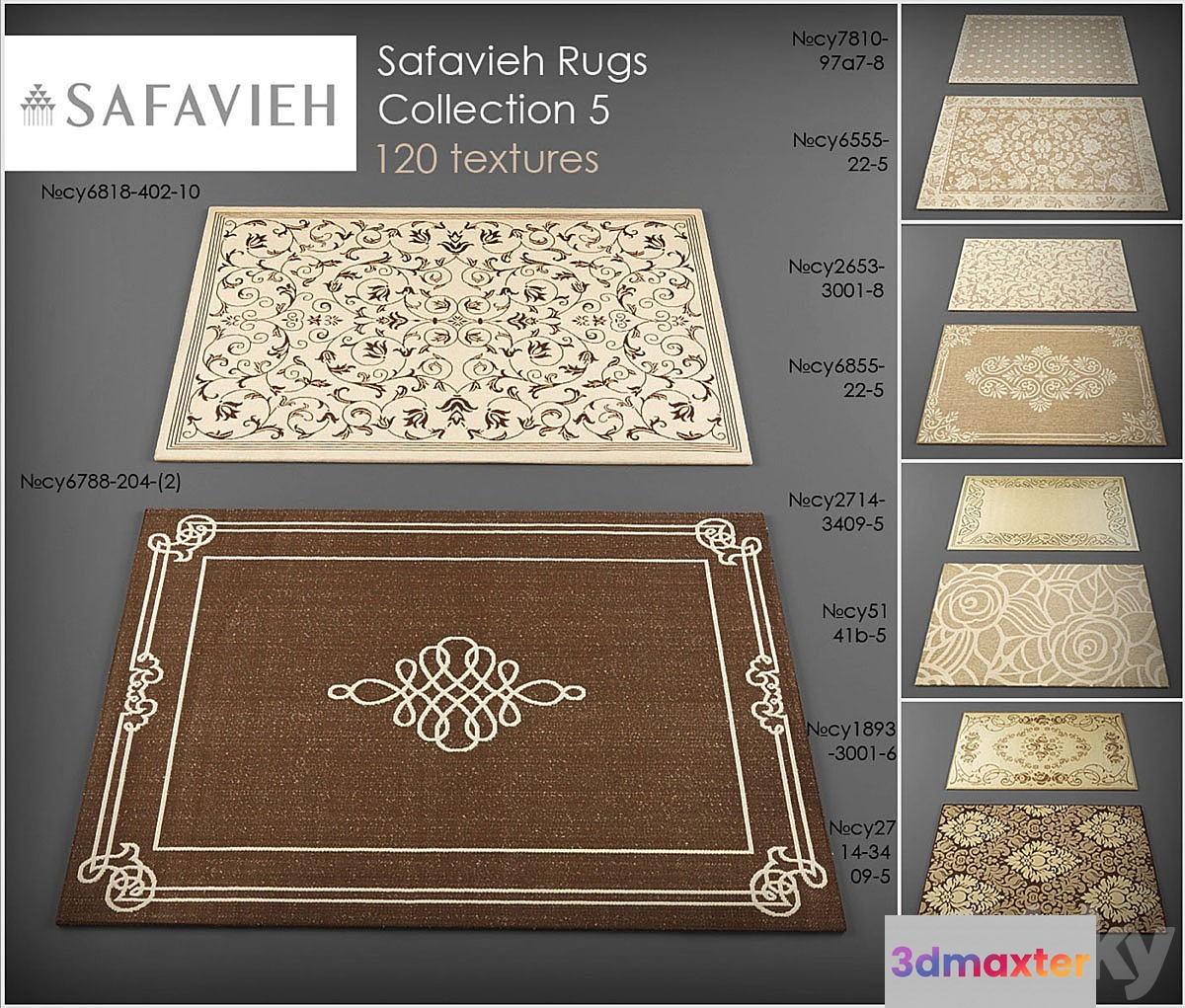 Safavieh rugs5 3D Max