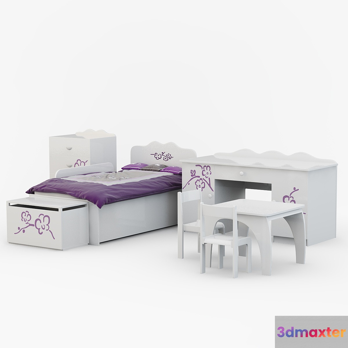 Childrens furniture Orchid Violet