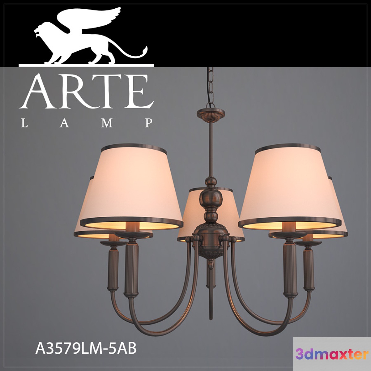 Chandelier ArteLamp A3579LM-5AB