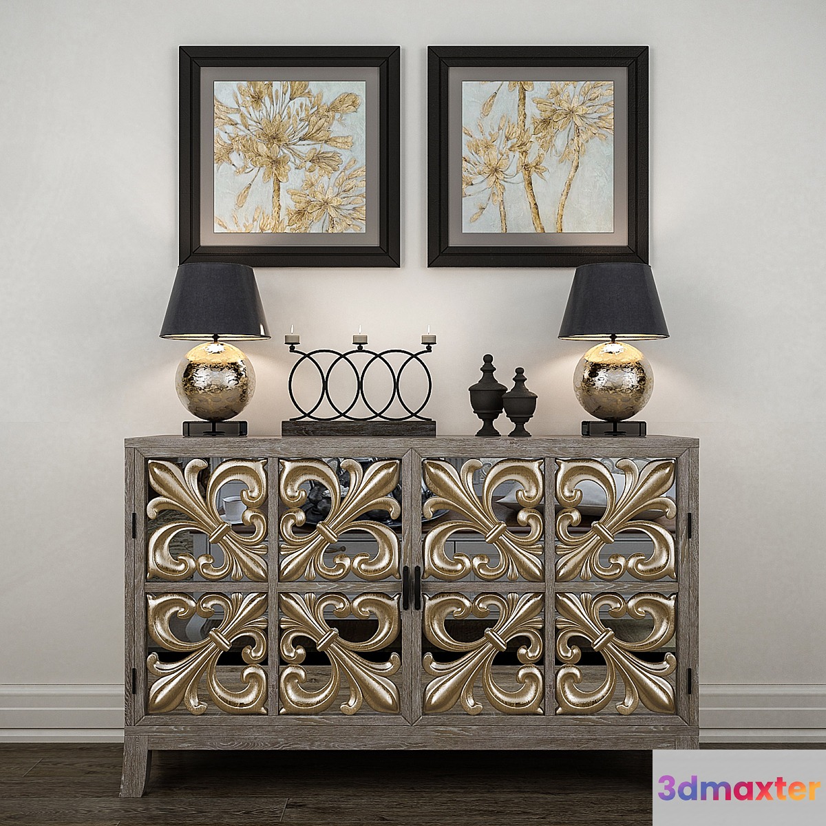 Slassic decorative set