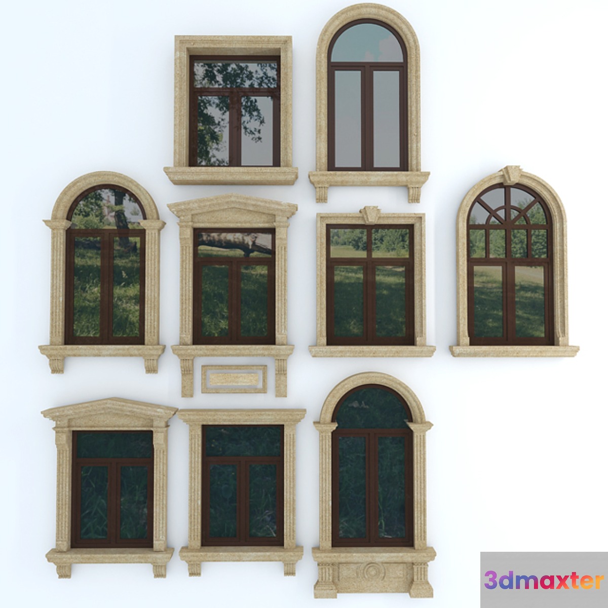 Trim window frames