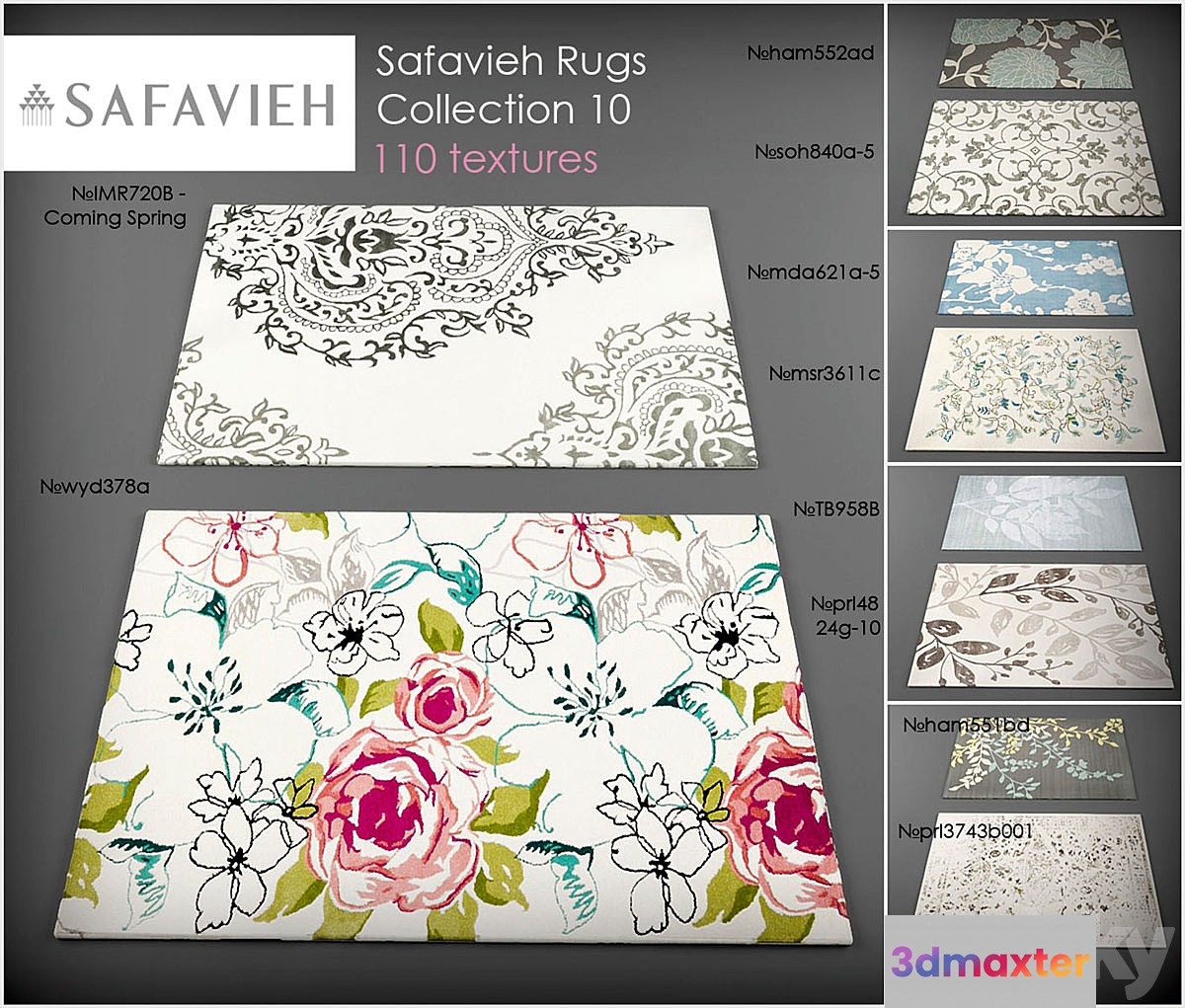 Safavieh rugs10 - No.2 3D Max