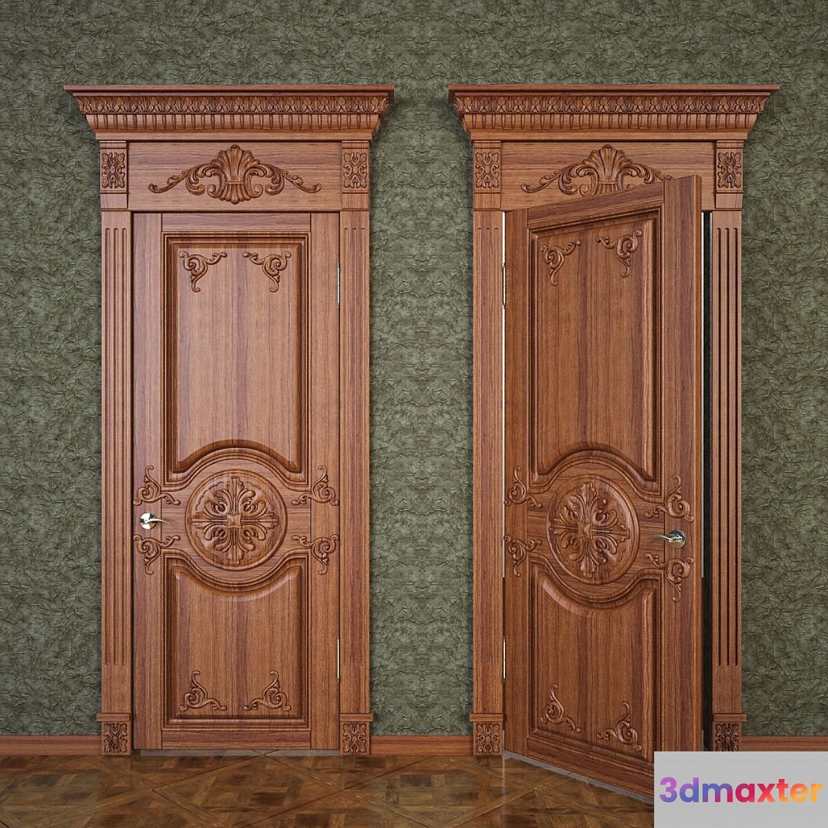 Door in classic style