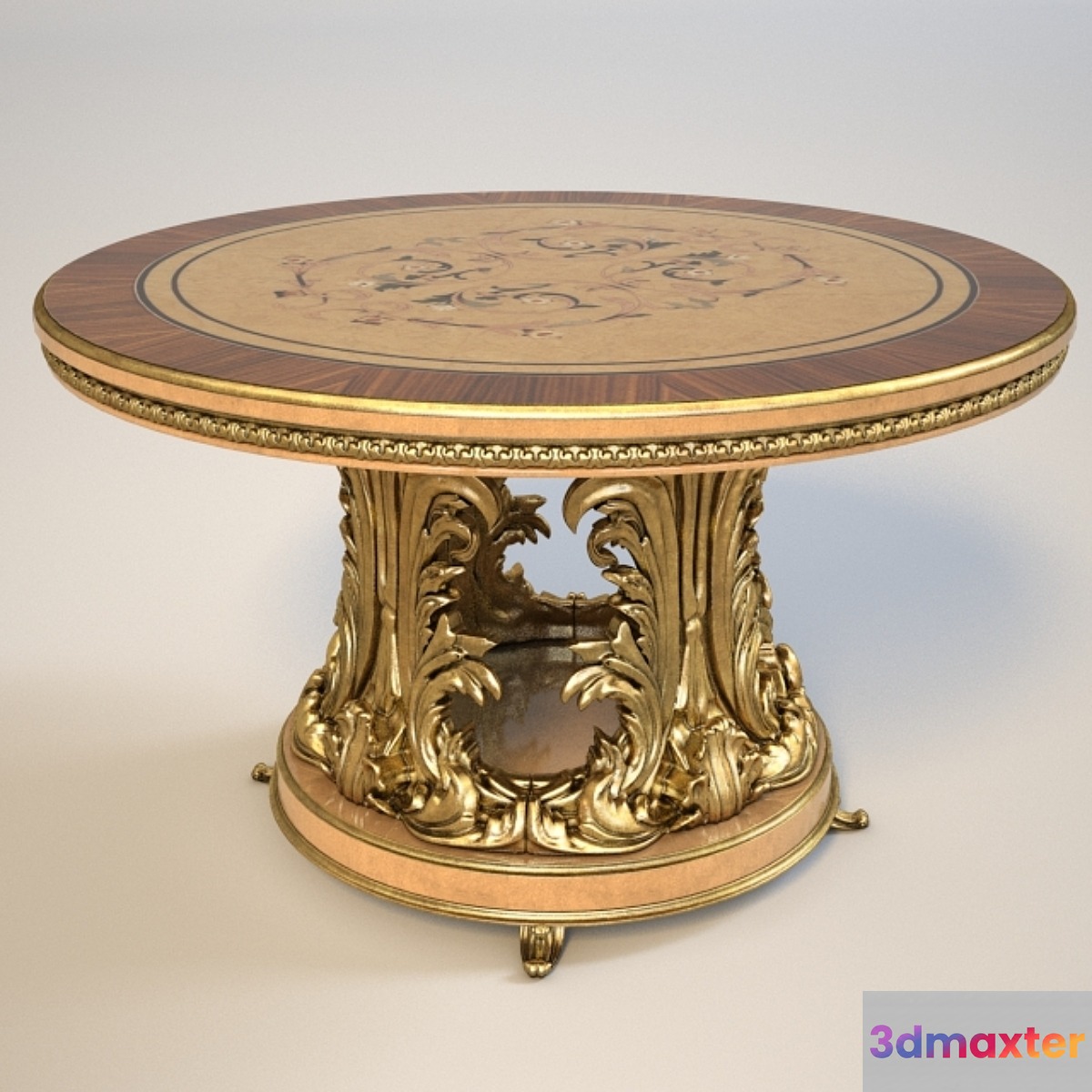 table versailles 3D Max