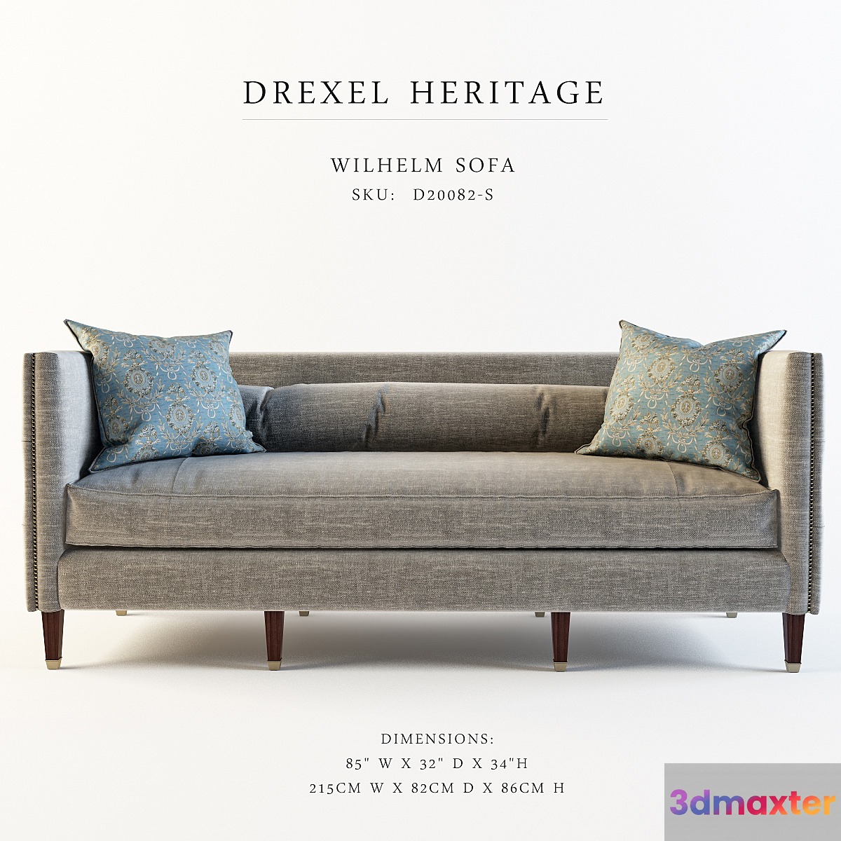 Drexel Heritage_Wilhelm Sofa 3D Max